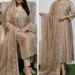 সেলাই ছাড়া (আনরেডি) এম্বোডারি পার্টি ড্রেস কোড – 1013