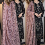 সেলাই ছাড়া (আনরেডি) এম্বোডারি পার্টি ড্রেস কোড – 1011