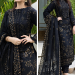 সেলাই ছাড়া (আনরেডি) এম্বোডারি পার্টি ড্রেস কোড – 1010