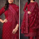 সেলাই ছাড়া (আনরেডি) এম্বোডারি পার্টি ড্রেস কোড – 1009