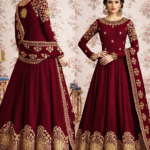 সেলাই ছাড়া (আনরেডি) এম্বোডারি পার্টি ড্রেস কোড – 1004