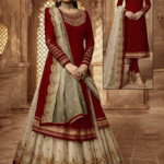 সেলাই ছাড়া (আনরেডি) এম্বোডারি পার্টি ড্রেস কোড – 1003